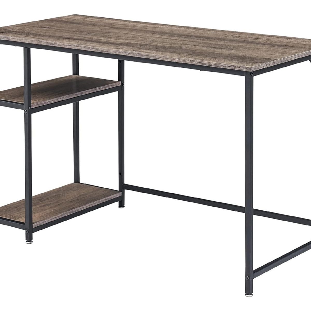 ANYHOGAR - Escritorio De Metal Con Estantes