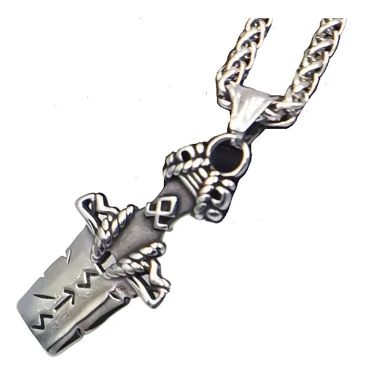 GENERICO - Collar Espada Broken Gold Space Hombre Mujer