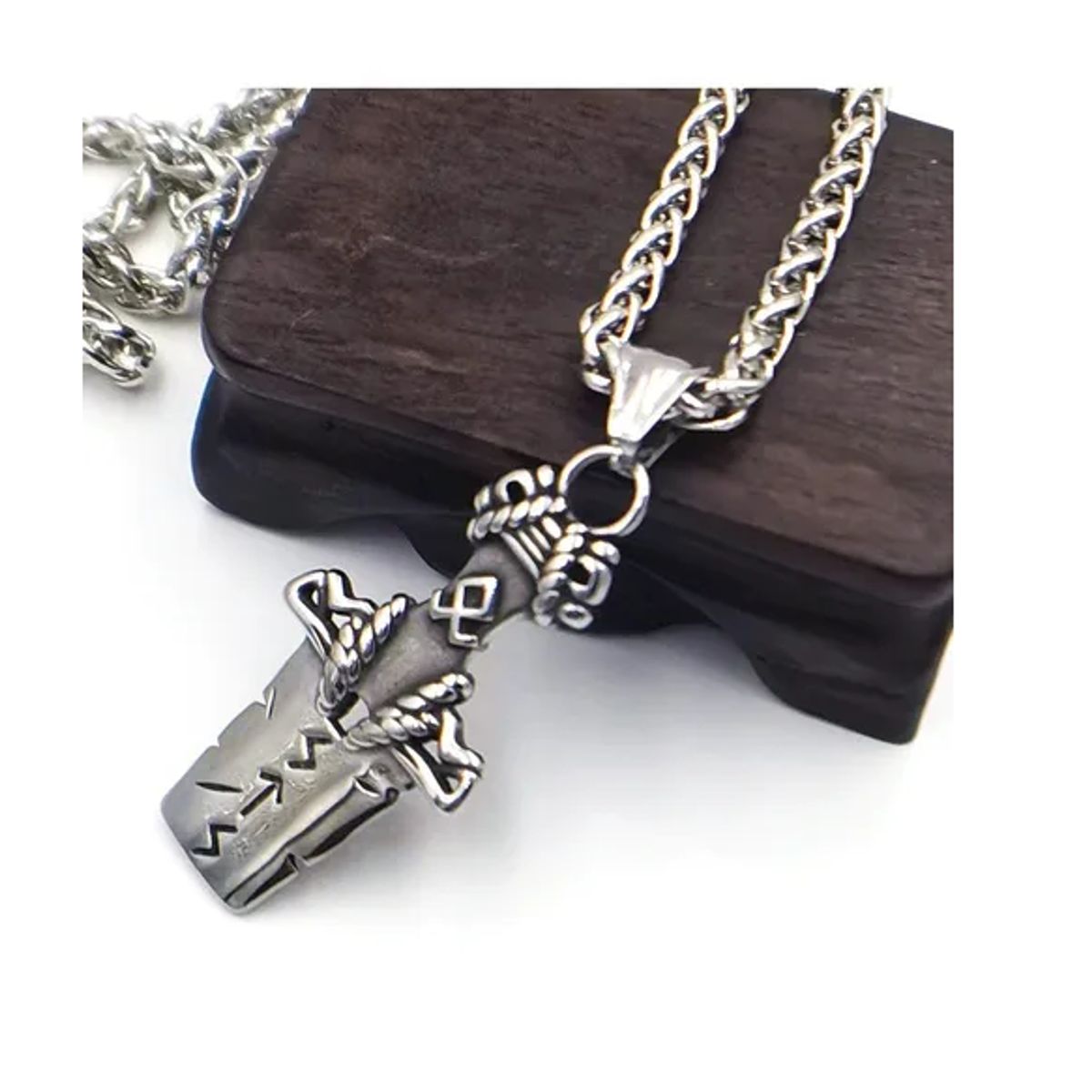 GENERICO - Collar Espada Broken Gold Space Hombre Mujer