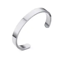 GENERICO - Pulsera Plateado Acero Quirúrgico Hombre Moda Royal madriz