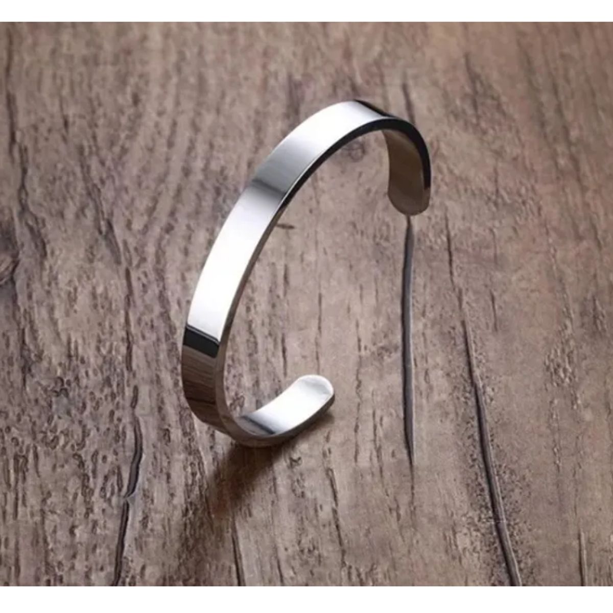 GENERICO - Pulsera Plateado Acero Quirúrgico Hombre Moda Royal madriz