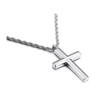 Collar Cruz Silver 1 Hombres Caballeros Moda Masculina Royal Madriz