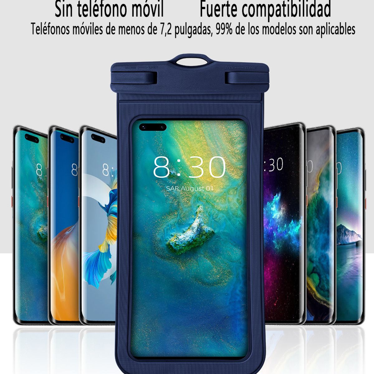 GENERICO - Funda impermeable para teléfono móvil