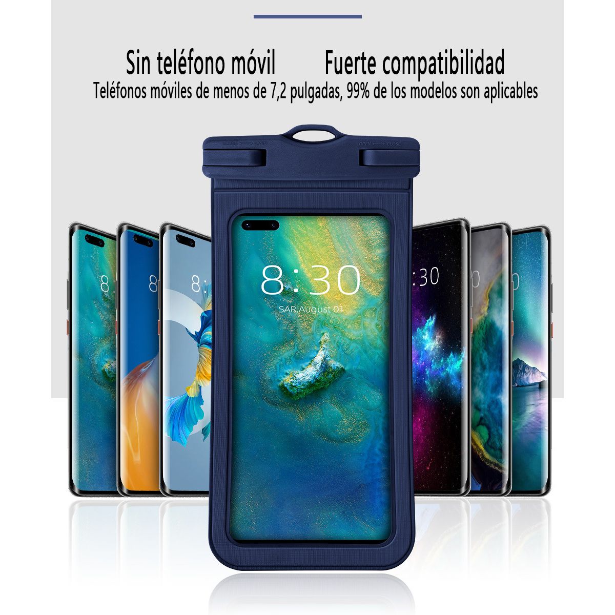 GENERICO - Funda impermeable para teléfono móvil