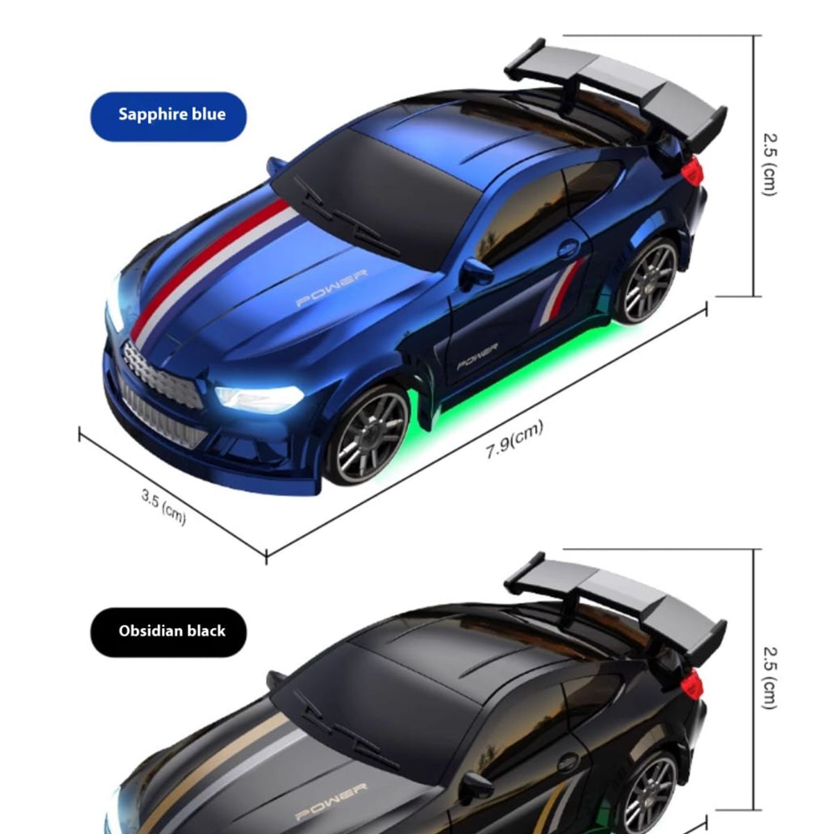DRIFT - Auto Mini Drift racing escala 1: 64 color Azul