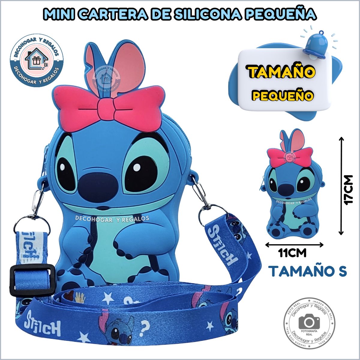 GENERICO - Mini Cartera Bolso de Silicona Monedero Kawaii Pequeña Para Niñas