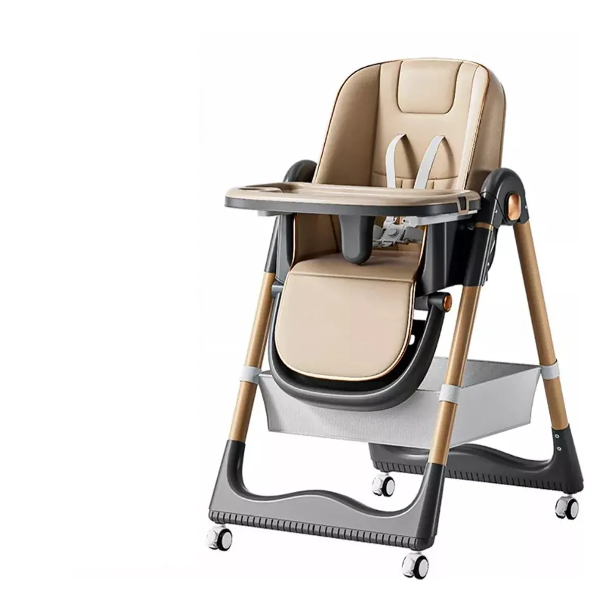 U BUY - Silla De Comer Reclinable Plegable Baby Café