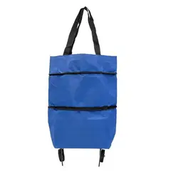 GENERICO - Carro de compra de comida portátil pequeño carro de tracción