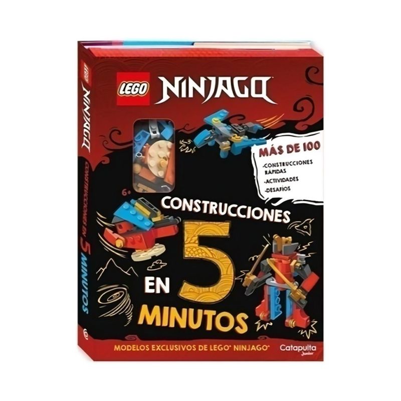 TOP10BOOKS - LIBRO LEGO NINJAGO: CONSTRUCCIONES EN 5 MINUTOS / CATAPULTA EDITORES / CATAPULT