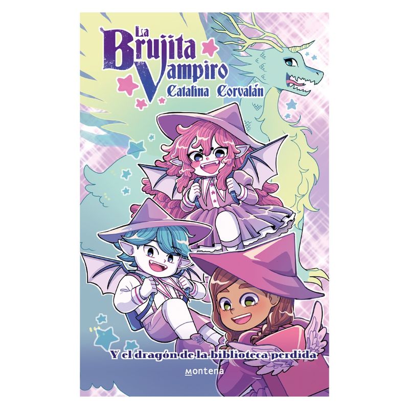 TOP10BOOKS - LIBRO LA BRUJITA VAMPIRO Y EL DRAGÓN DE LAS BIBLIOTECA PERDIDA / CATALINA CORVA