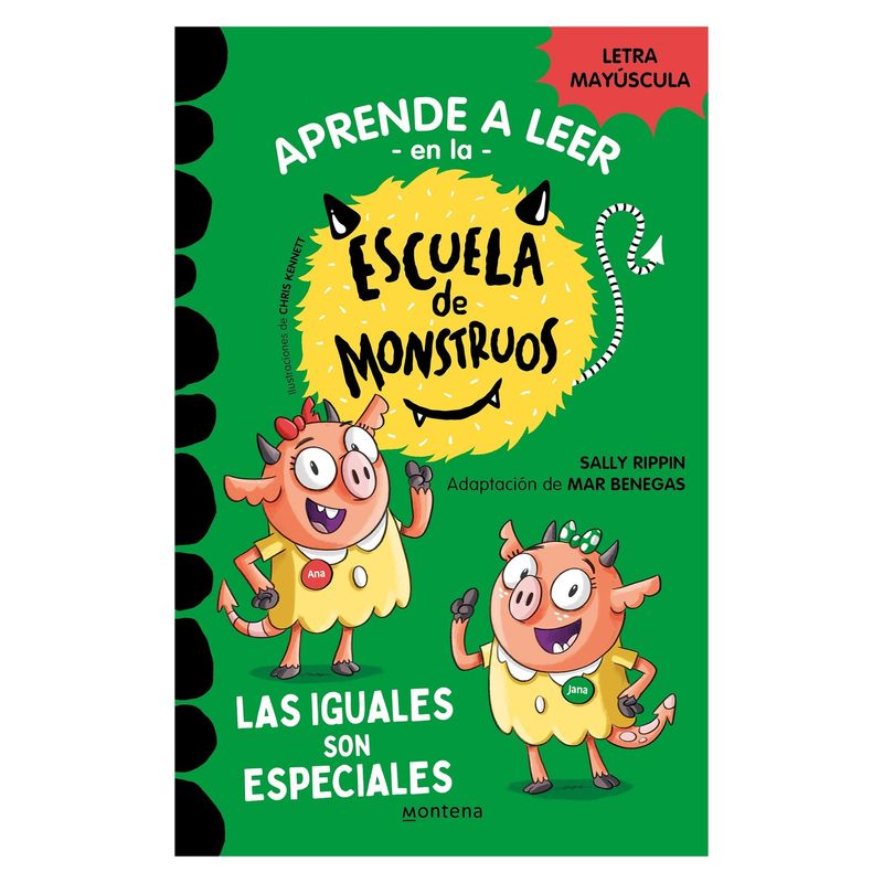 TOP10BOOKS - LIBRO APRENDER A LEER EN LA ESCUELA DE MONSTRUOS 3 - LAS IGUALES SON ESPECIALES