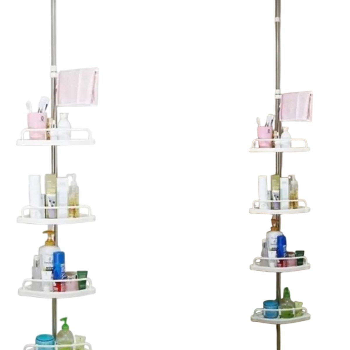 GENERICO - Esquinero De Ducha Multi-uso 4 Repisas Ajustable Organizador
