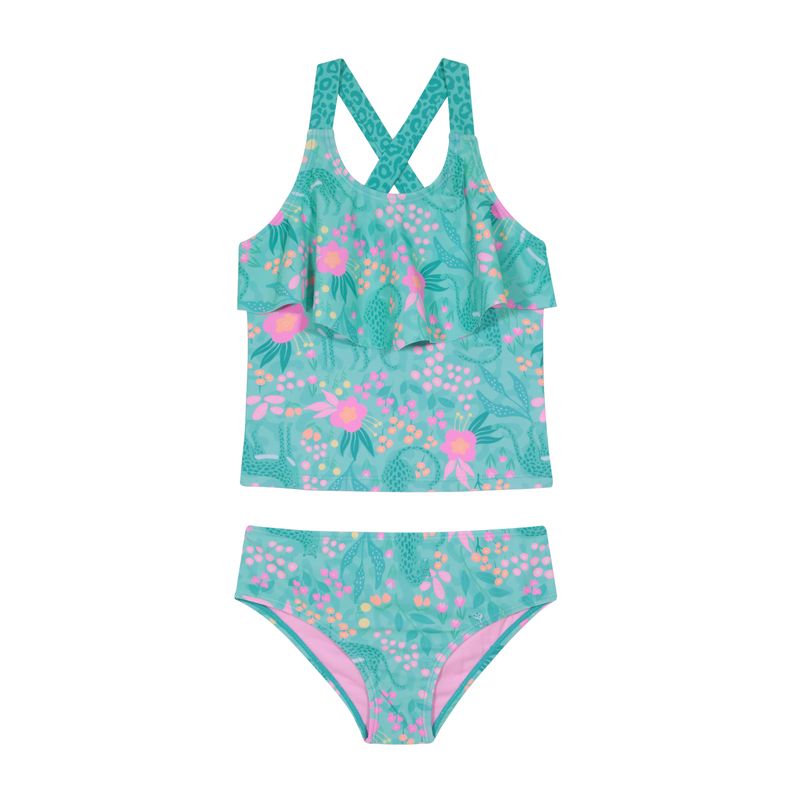 H2O WEAR - Traje de Baño Niña Tankini Vuelo UV50 H2O Wear Turquesa - Verde