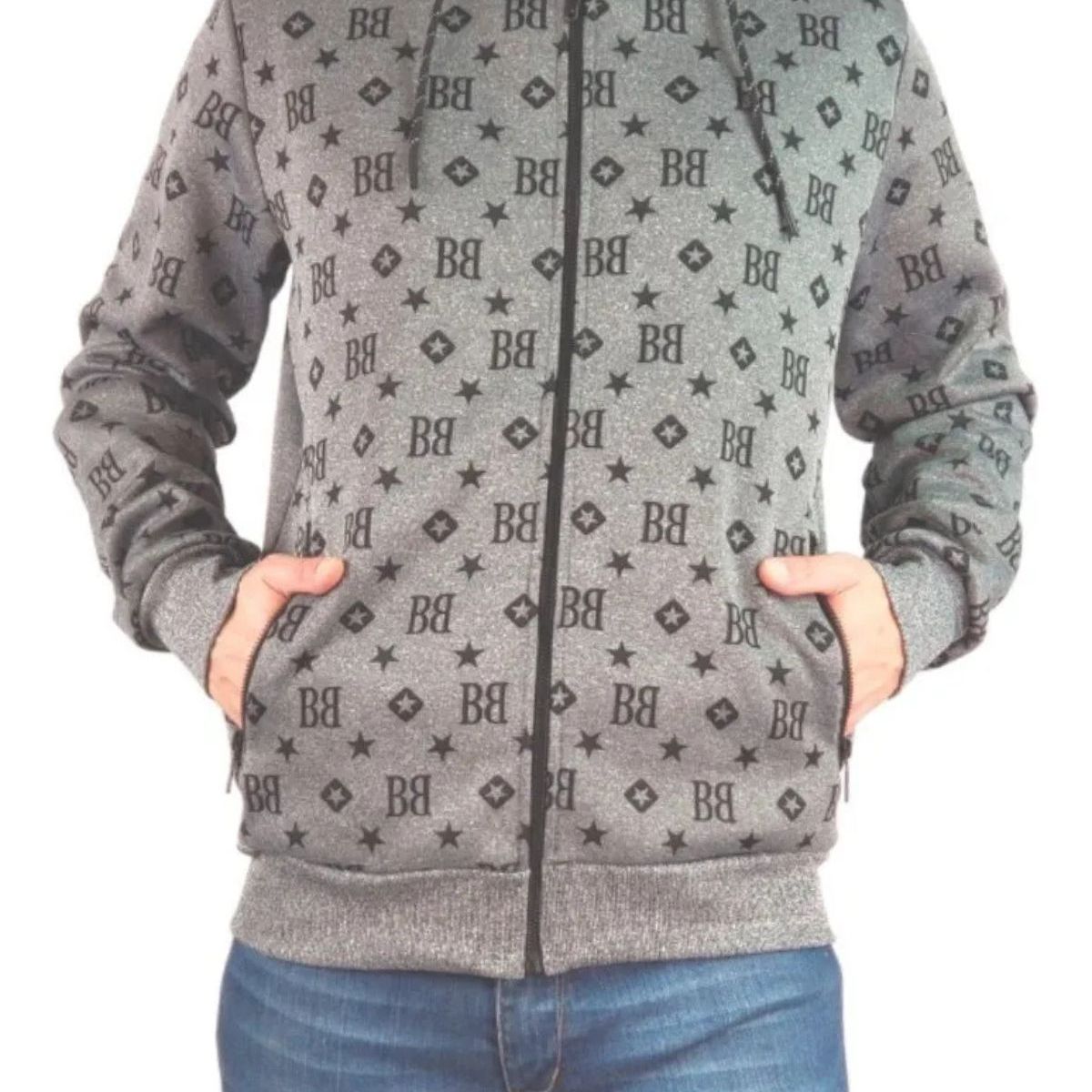 LOOK SHOP - Poleron Hombre Invierno Forro Polar Fashion BB06