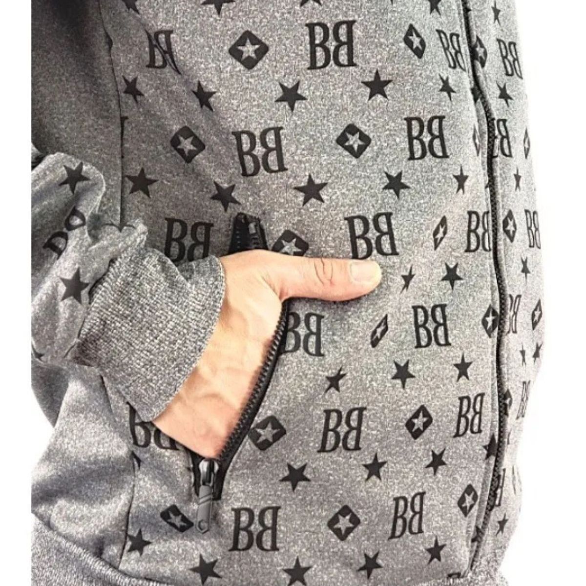 LOOK SHOP - Poleron Hombre Invierno Forro Polar Fashion BB06