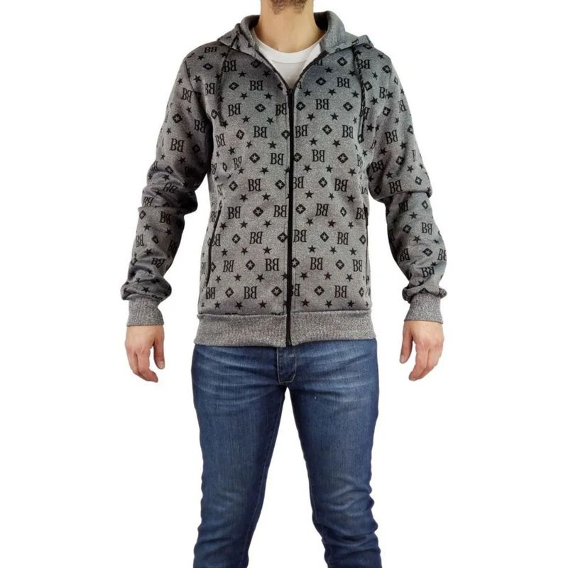 MPROPIA - Poleron Hombre Invierno Forro Polar Fashion BB06