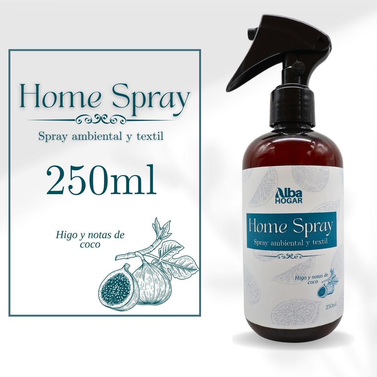 GENERICO - Home Spray Alba Hogar Ambientador Higo y Coco 250ml