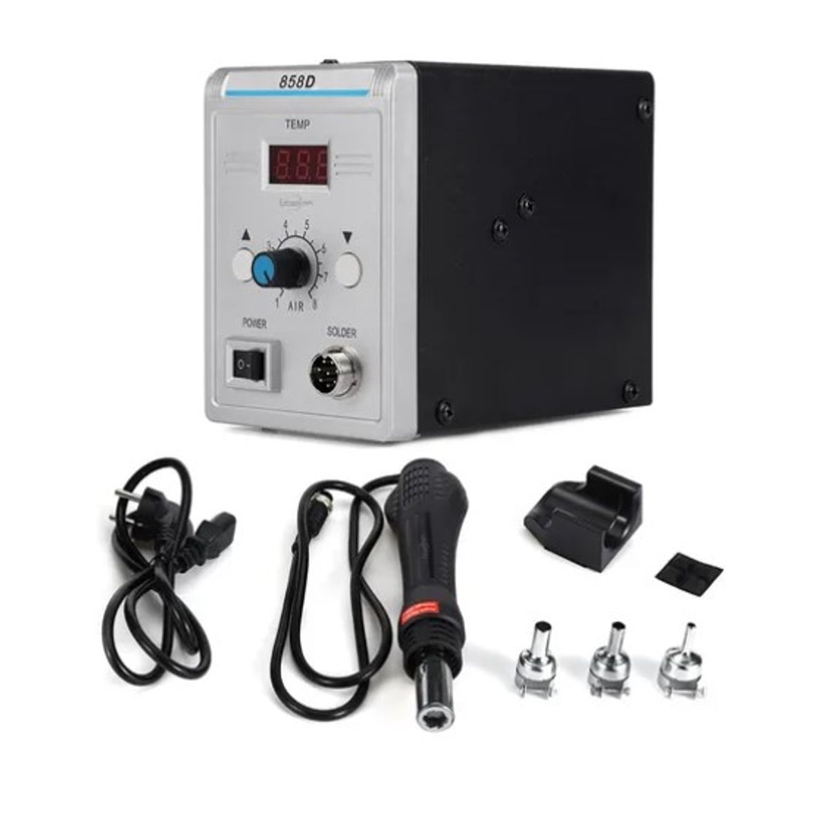 ESHOPANGIE - Estación De Soldadura 700w 858d Pistola De Aire Caliente