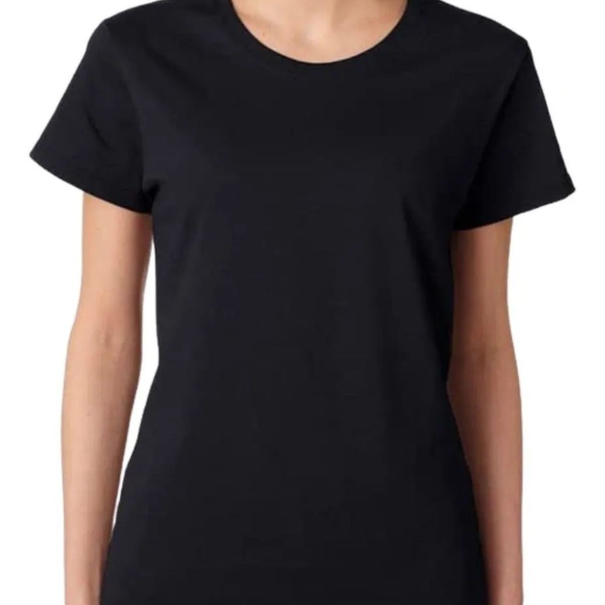 LOOK SHOP - Polera Mujer Manga Corta Algodón Para Estampar Tallas Colores