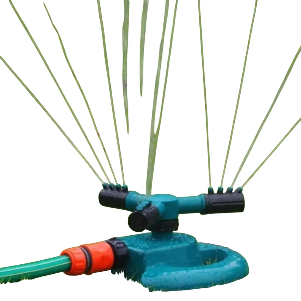 GENERICO - Regador Aspersor 3 Brazos Giratorio Riego Jardín