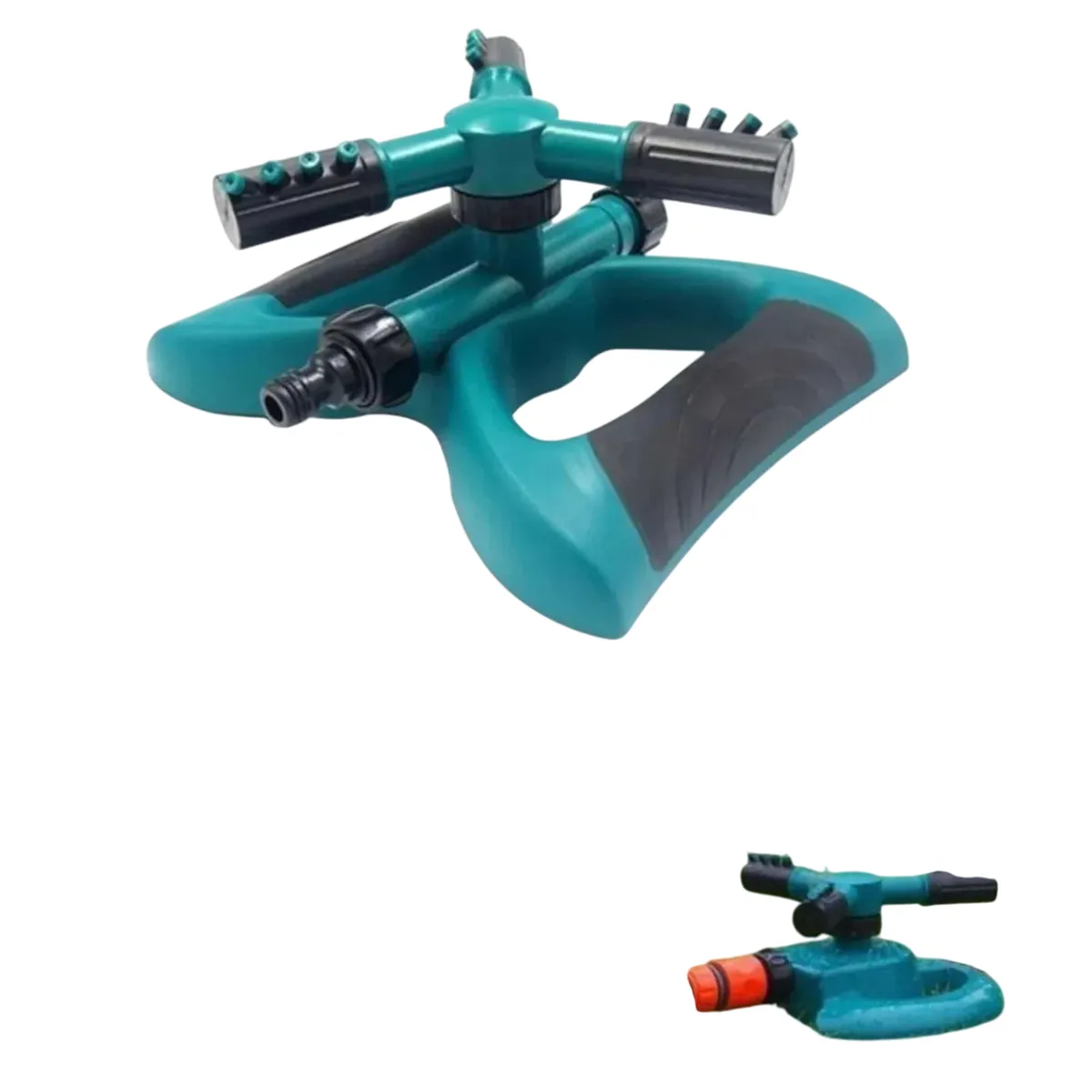 GENERICO - Regador Aspersor 3 Brazos Giratorio Riego Jardín