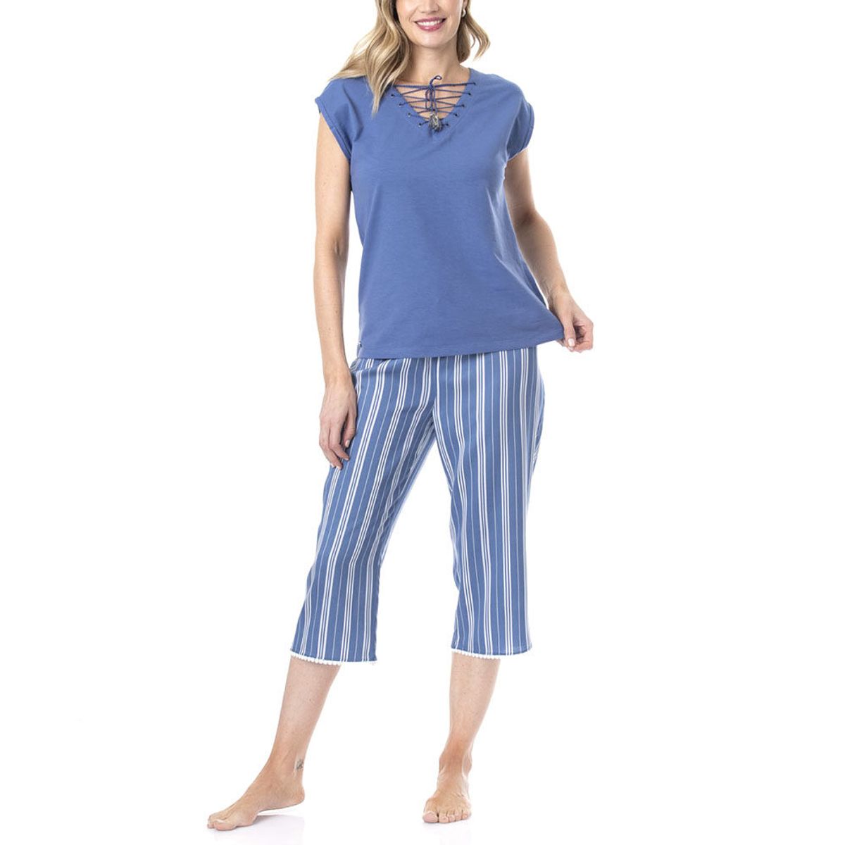LADY GENNY - Pijama De Verano En Cotton Y Viscosa