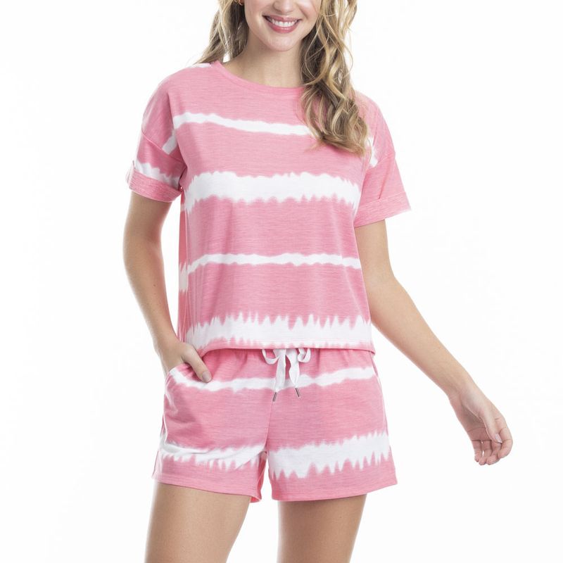 LADY GENNY - Pijama Veraniego Tie Dye Para Mujeres