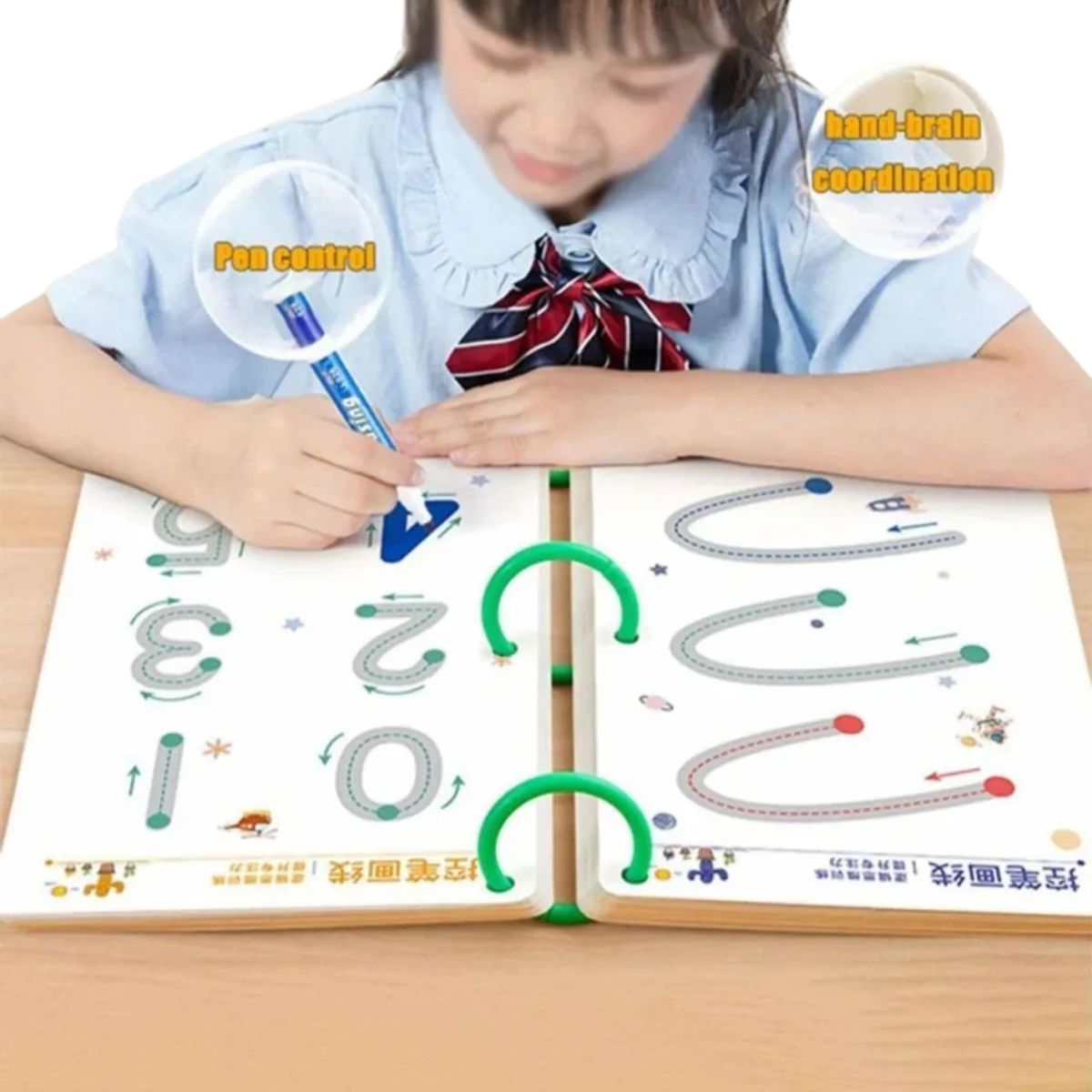 GENERICO - Juego De Cuadernos De Trabajo De Trazado Mágico