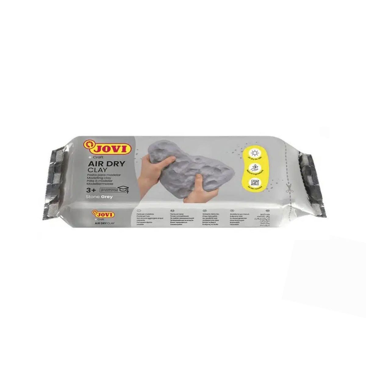 JOVI - Pasta Para Modelar Air Dry Clay 250gr Jovi - Gris