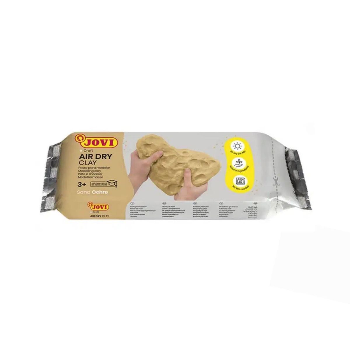 JOVI - Pasta Para Modelar Air Dry Clay 250gr Jovi - Ocre