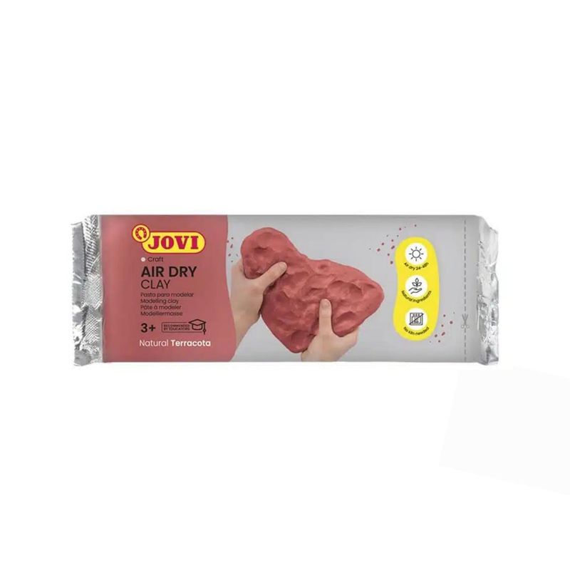 JOVI - Pasta Para Modelar Air Dry Clay 250gr Jovi - Terracota