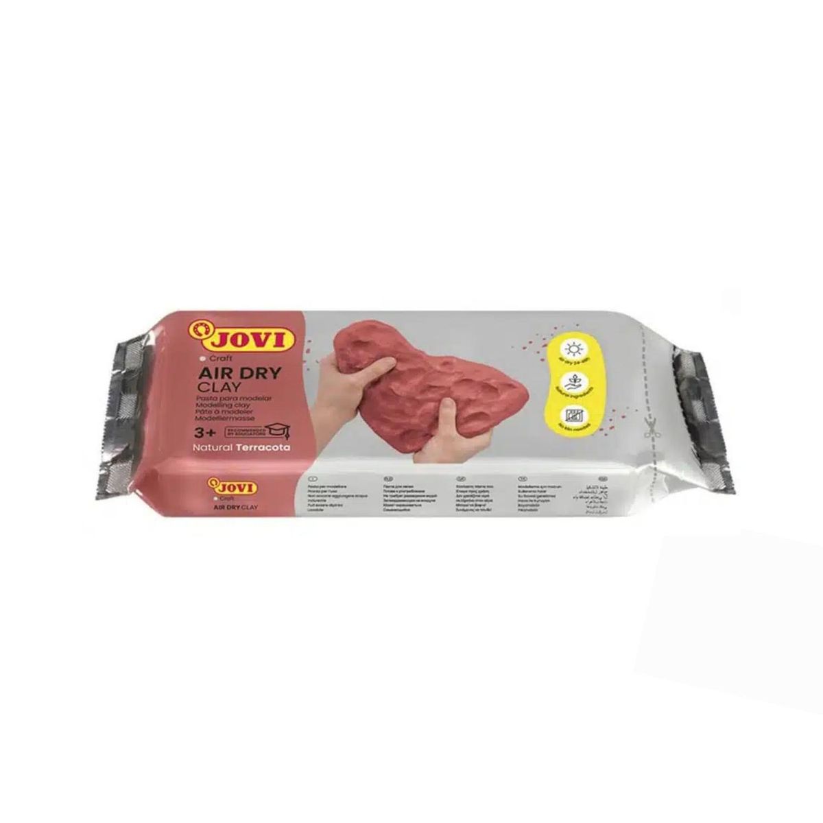 JOVI - Pasta Para Modelar Air Dry Clay 250gr Jovi - Terracota