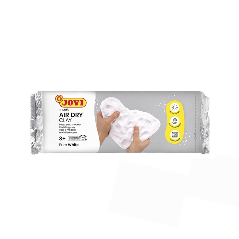 JOVI - Pasta Para Modelar Air Dry Clay 250gr Jovi - Blanco