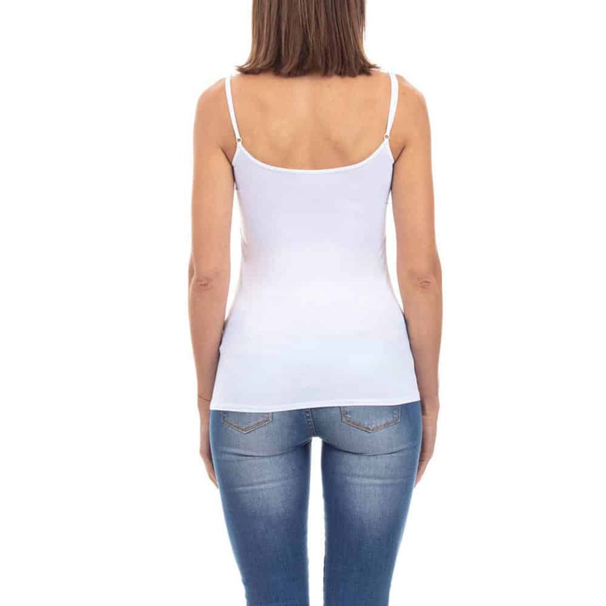 LADY GENNY - Camiseta Microfibra Pabilos Con Encaje