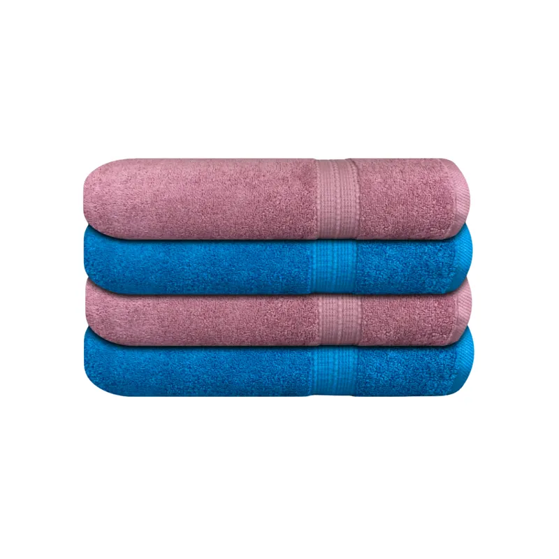 CHITECO - Pack 4 Toallas Mano Chiteco (by Lourdes) 100% Algodon 500g Multicolor