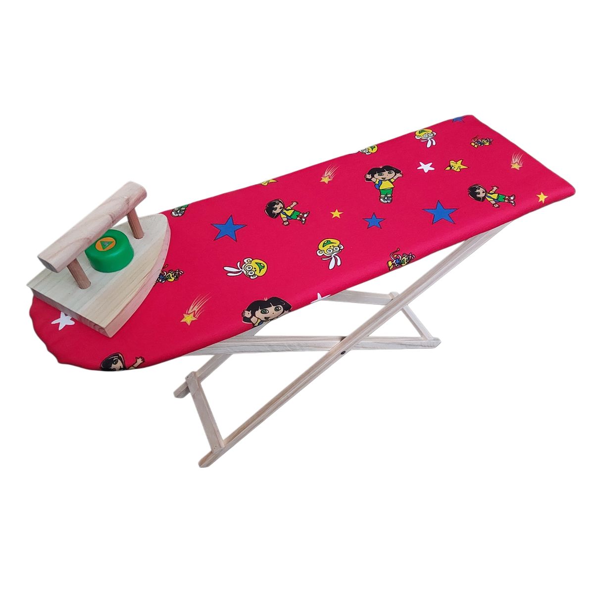 GENERICO - Set Juguete Niña Tabla De Planchar Y Tendedero Ropa