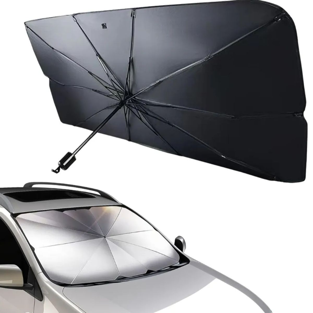 GENERICO - Paragua Parasol De Auto Quita Sol De Parabrisa Sombrilla