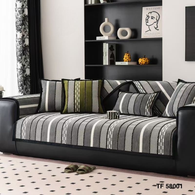 ANGELES DEL HOGAR - MANTA PARA SOFA 3C CON DISEÑO 180CM X 70CM