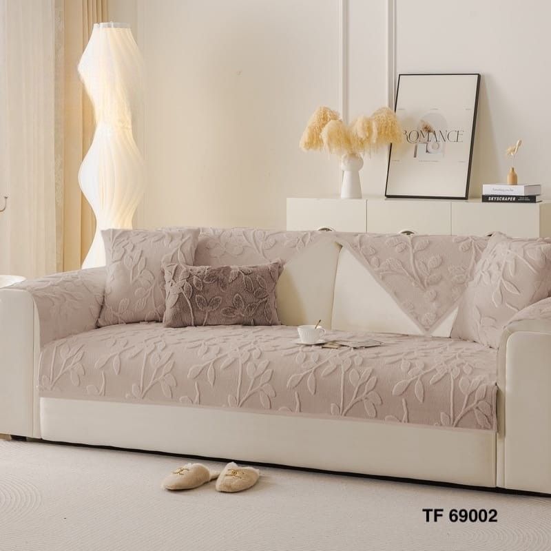 ANGELES DEL HOGAR - MANTA PARA SOFA 3C CON DISEÑO 180CM X 70CM