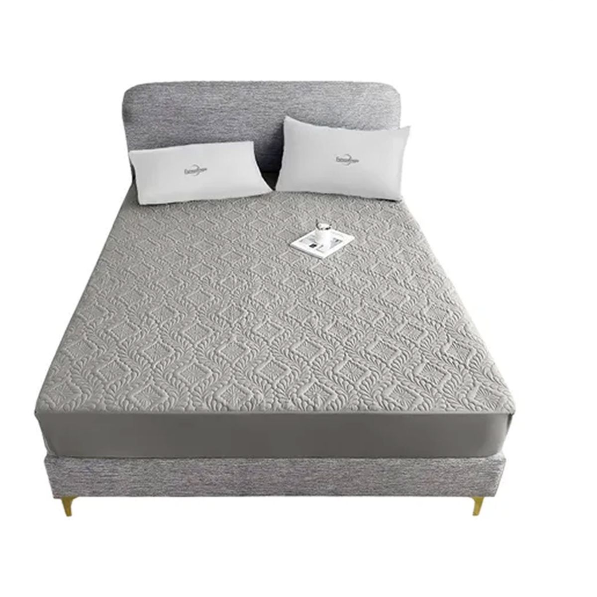 ESHOPANGIE - Cubre Colchón 2 Plazas Protector De Mancha Impermeable