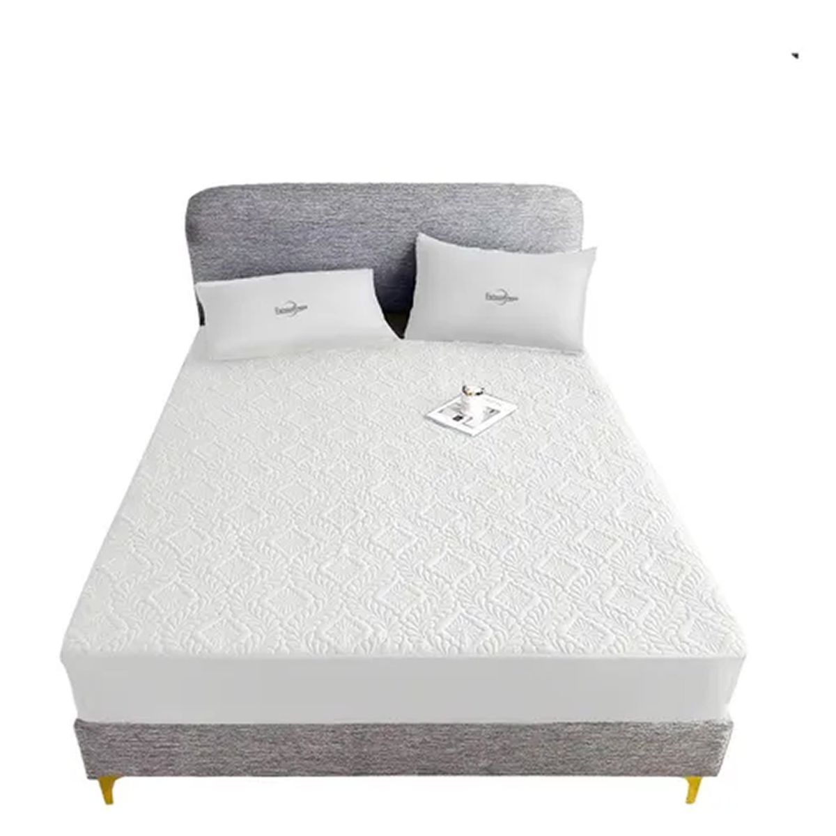 ESHOPANGIE - Cubre Colchón 2 Plazas Protector De Mancha Impermeable