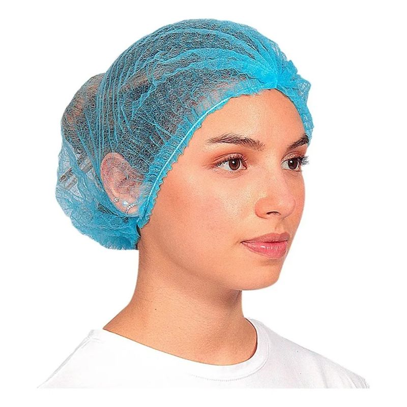 GENERICO - Pack X100 Cofia 21 Pulgadas Desechable Gorro Quirúrgico Unisex