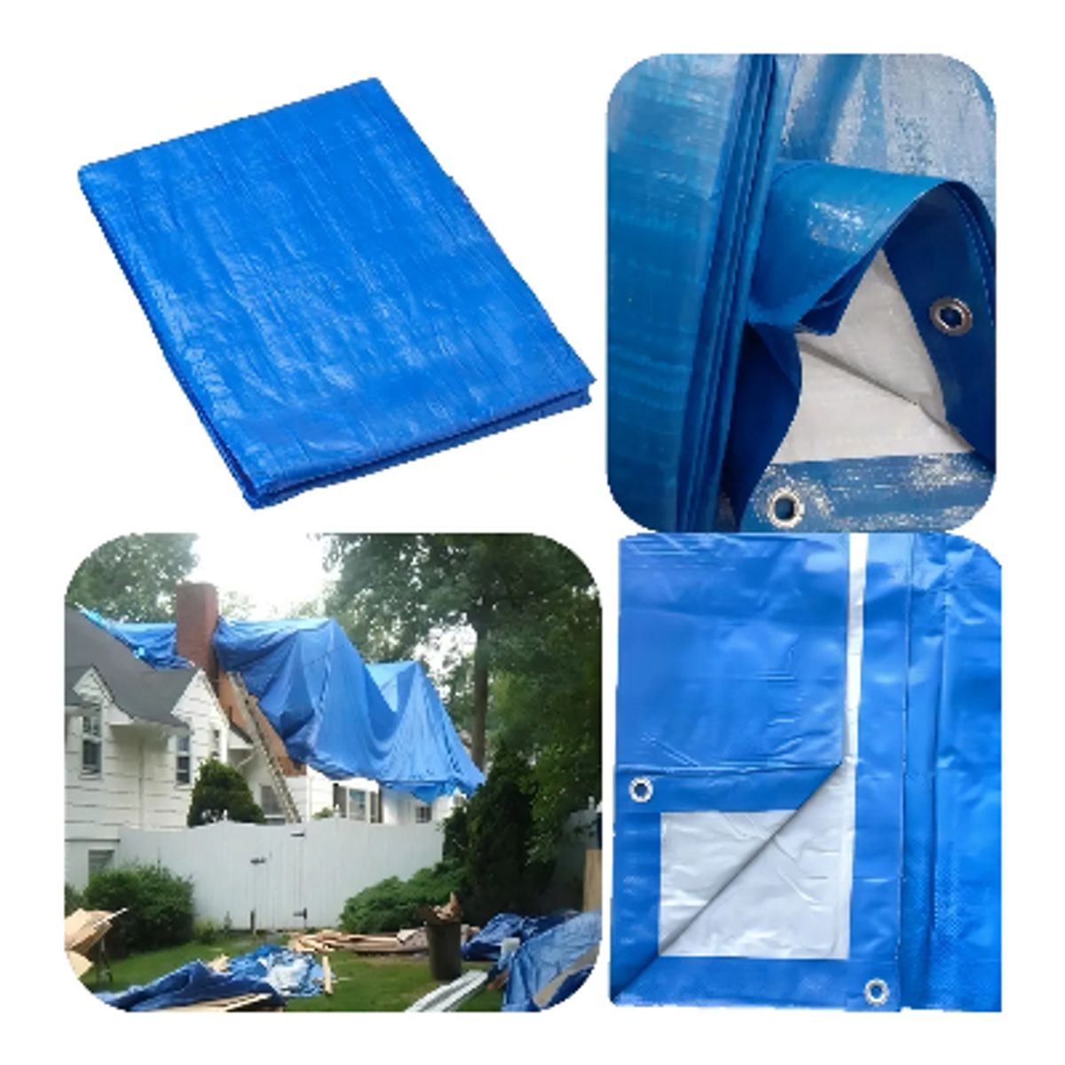 GENERICO - Lona Cobertor Impermeable Carpa  4x6