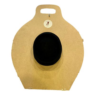 Imagen 1 del producto Sombrero de Paño negro Huaso Tradicional Chileno 2030 + Porta Sombrero