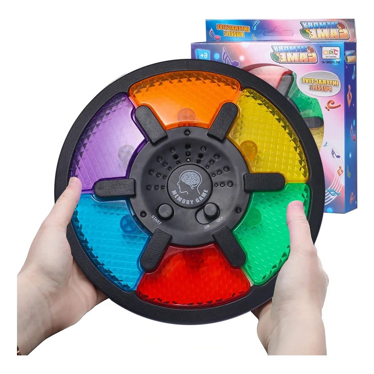 GENERICO - Juego Para La Memoria Electrónico Portátil Con Luz Y Sonido