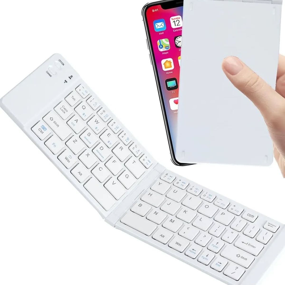 GENERICO - Mini teclado bluetooth plegable meidimake 9 . 2cm x 29. 5cm