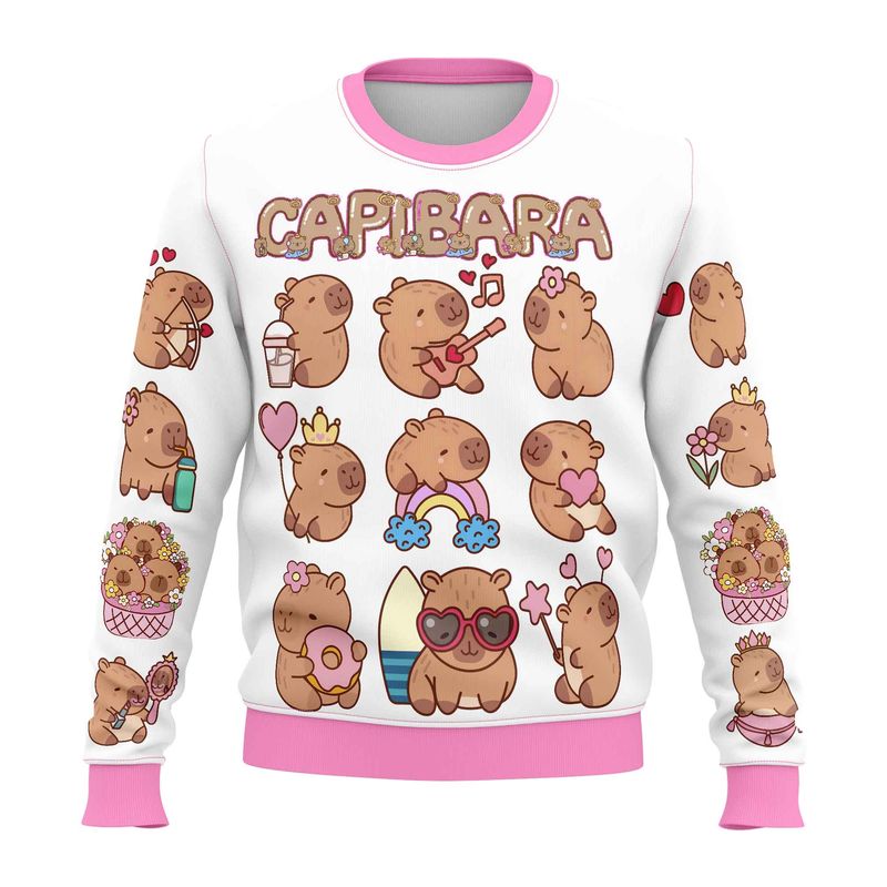 ESTAMPA MANIA - Polerón Capibara Kawaii D1