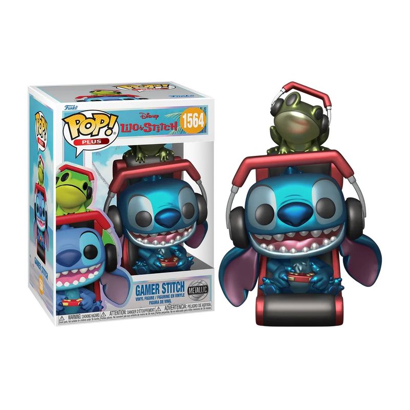 FUNKO - Funko Pop Gamer Stitch Metallic N°1564