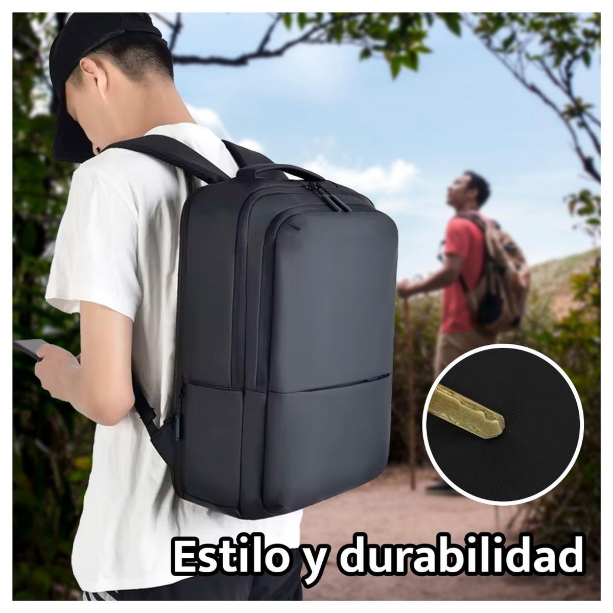 GLOBAL LATIN GROUP - Mochila Ejecutiva Hombre Mujer Antirrobo Impermeable con Puerto USB