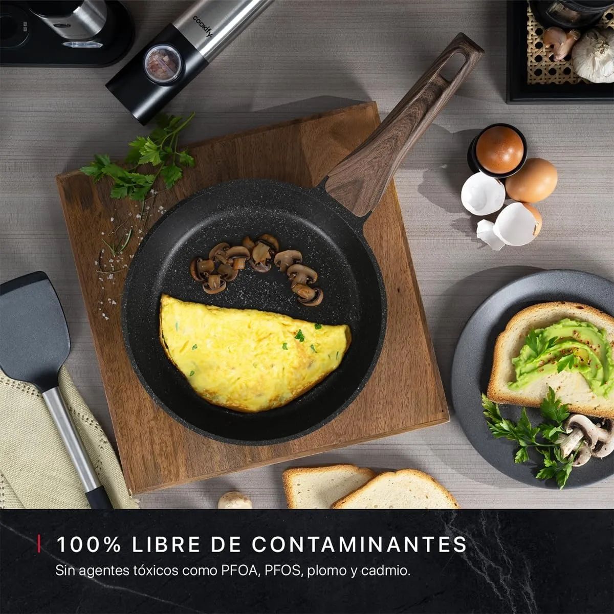 GENERICO - Sarten Wok 28cm Sarten Induccion Sarten Para Freir Sartenes